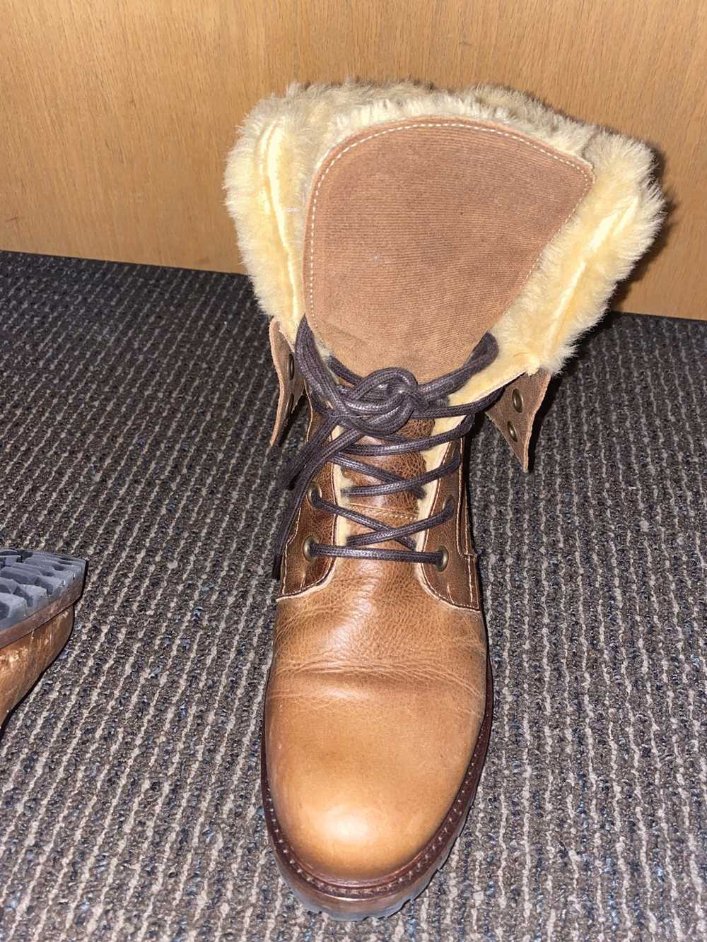 Steve Madden Fur Lined Leather Boots - image 3