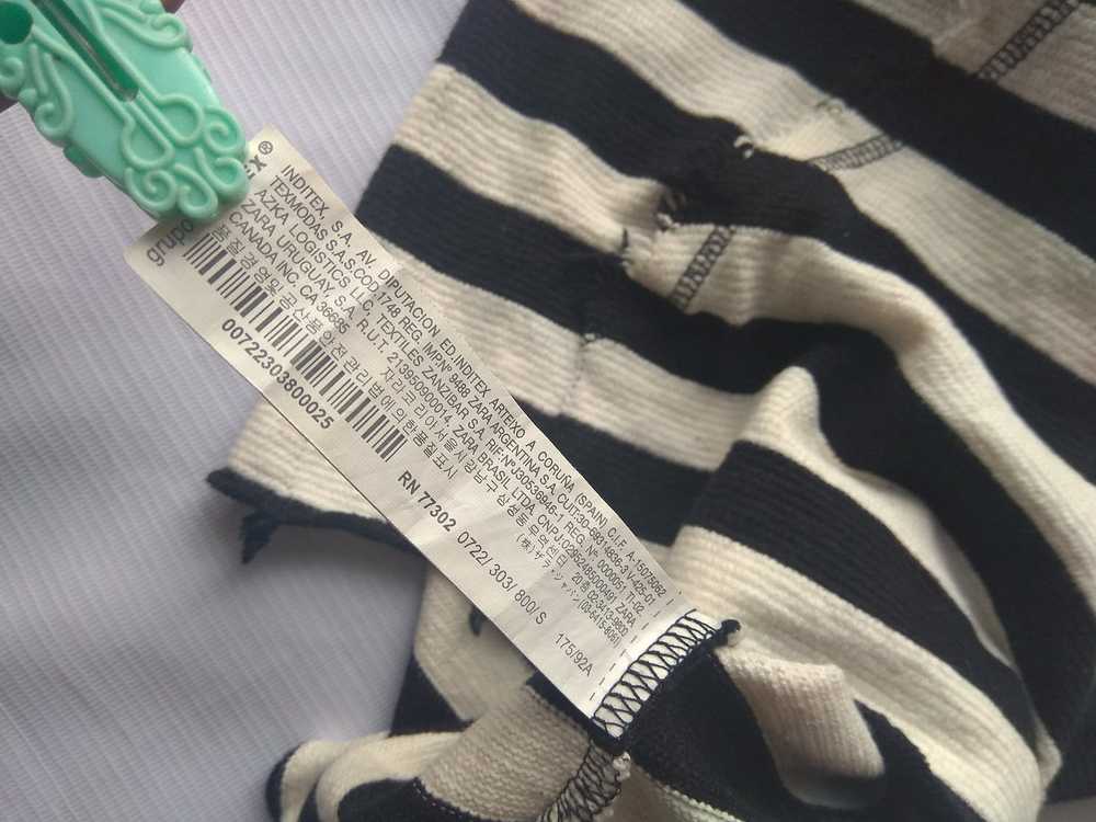 Zara zara man stripes hoodie sleeveless destroyed… - image 4