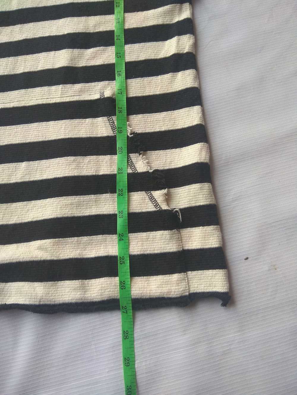 Zara zara man stripes hoodie sleeveless destroyed… - image 7