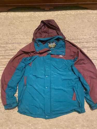 90s〜 dunbrooke nylon × sweat hoodie jkt Vintage 90s Dunbrooke Distinctive Images Jacket Mens XL Blue