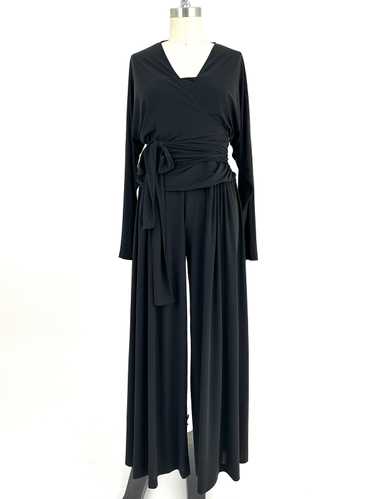 OMO Norma Kamali Palazzo Jumpsuit Set