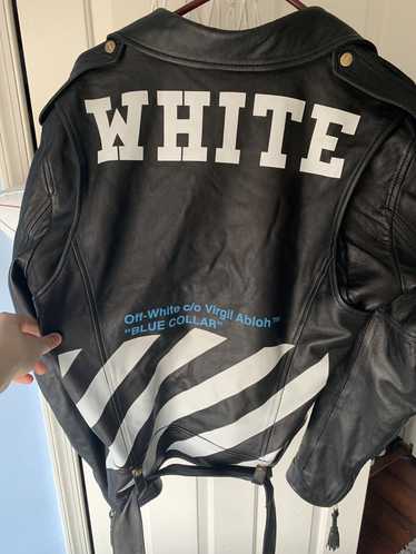 OFF-WHITE™, Beige Women's Biker Jacket