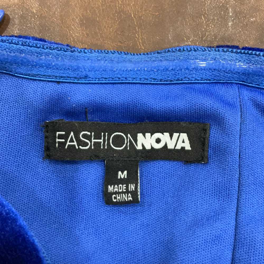 Fashion Nova Womens Blue Sleeveless Regular Fit B… - image 3