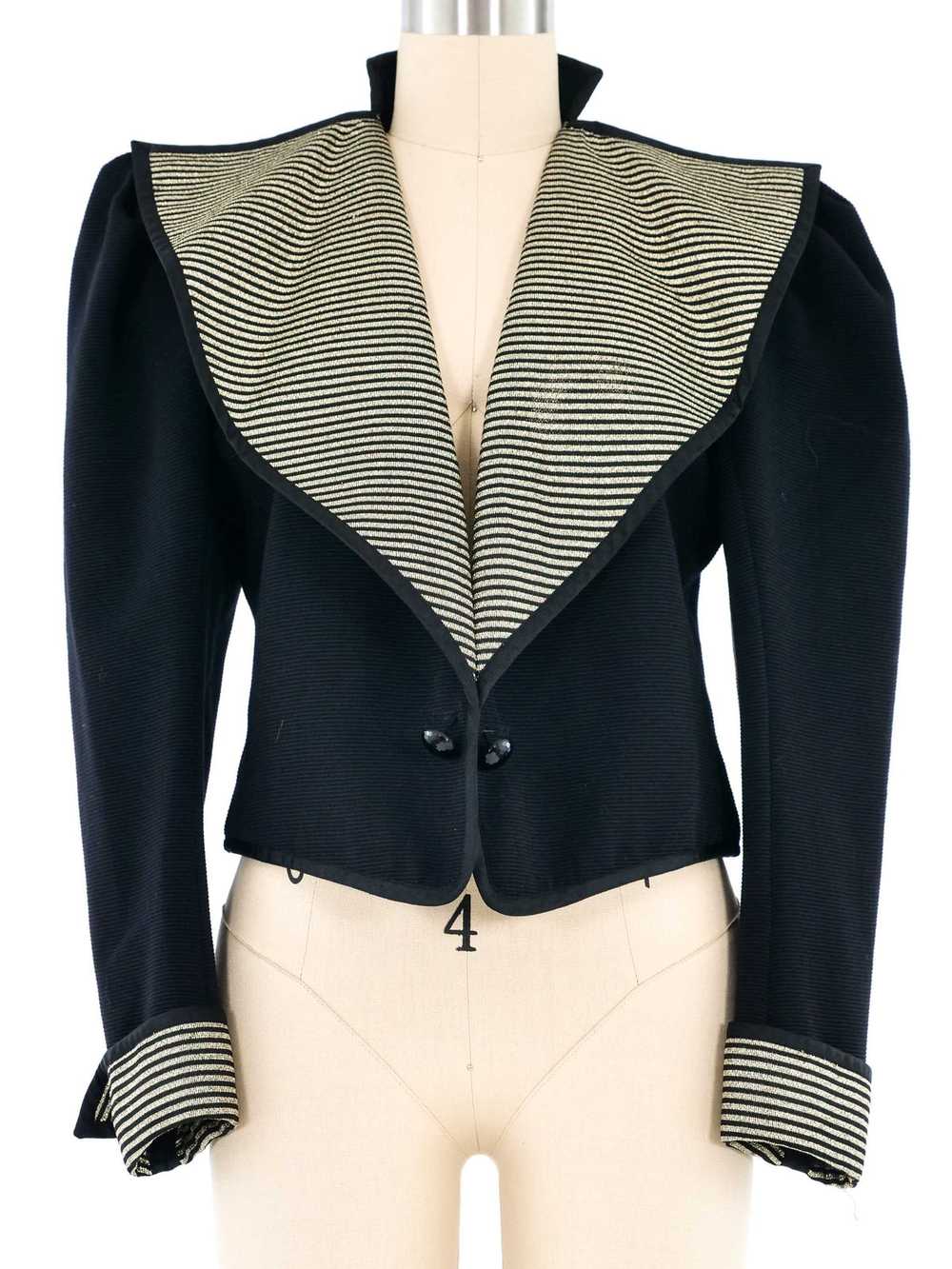 1981 Yves Saint Laurent Oversized Lapel Jacket - image 1