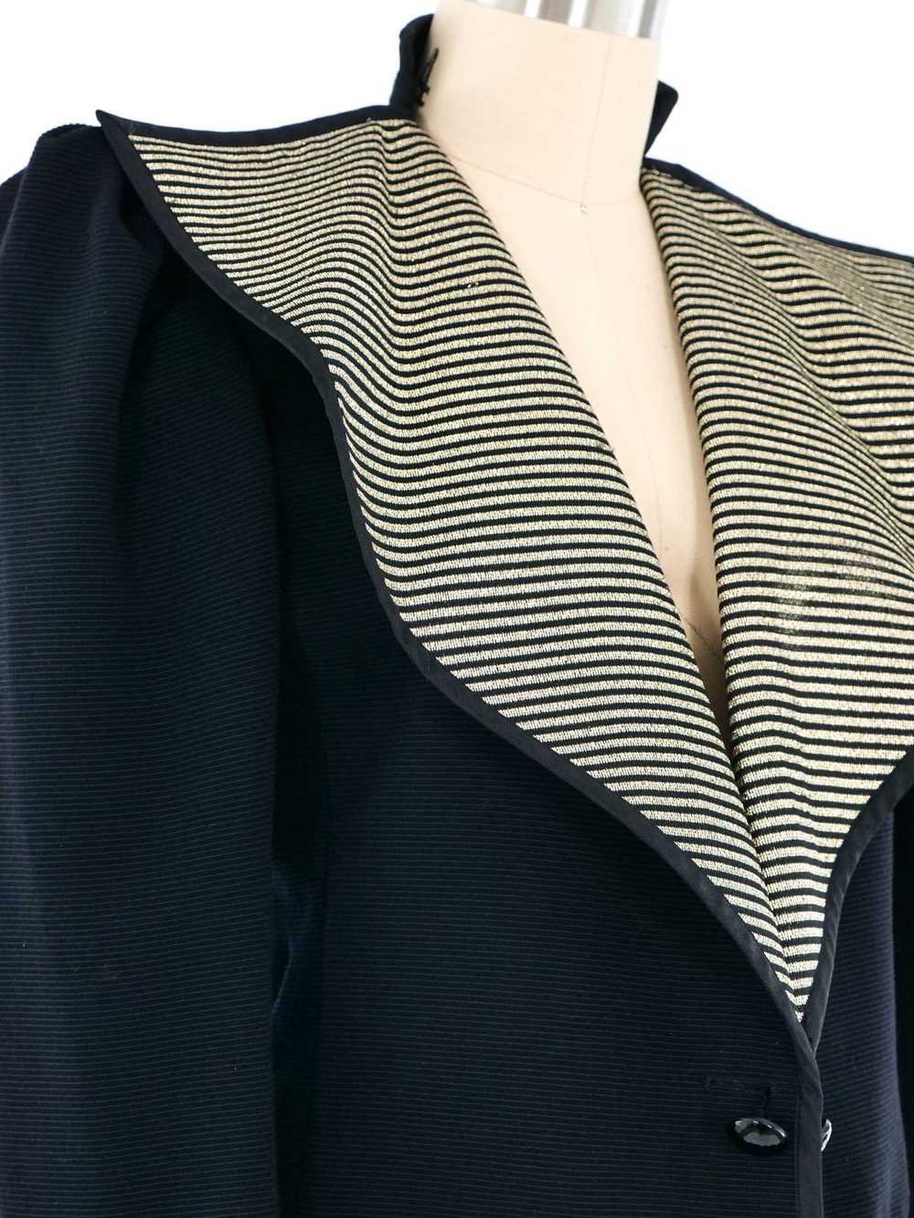 1981 Yves Saint Laurent Oversized Lapel Jacket - image 4