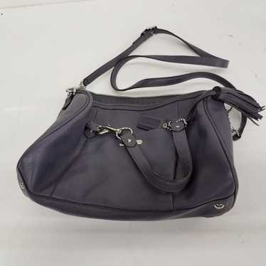 Coach Grey Leather Crossbody Bag - image 1
