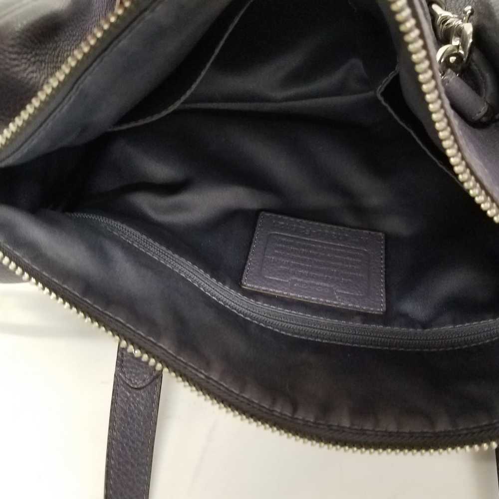 Coach Grey Leather Crossbody Bag - image 3