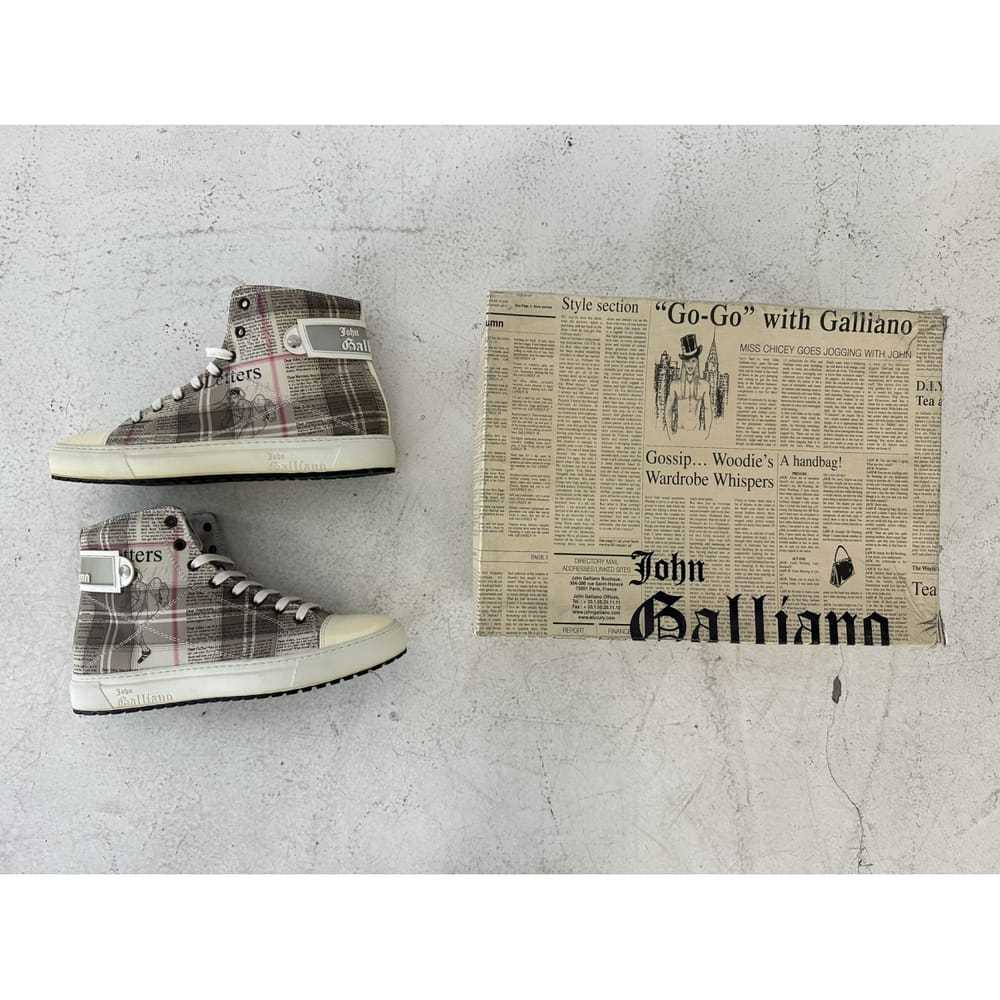 John Galliano Leather high trainers - image 8