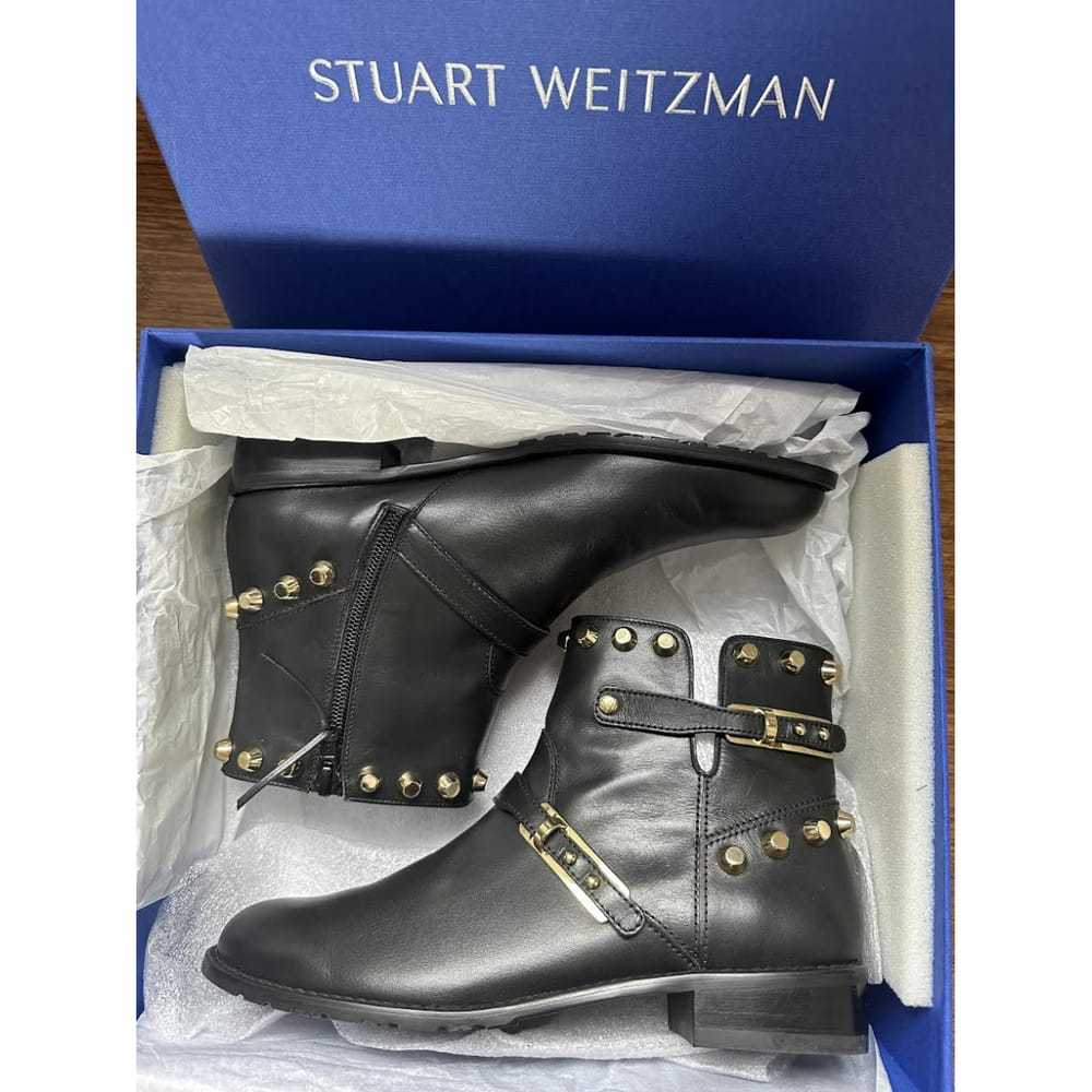 Stuart Weitzman Leather buckled boots - image 5