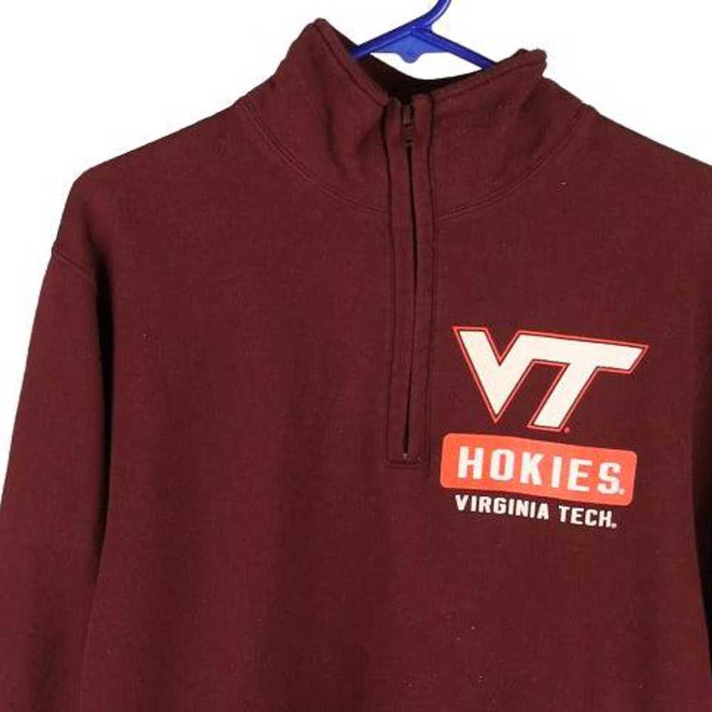 Hokies Virginia Tech Champion 1/4 Zip - Small Bur… - image 3