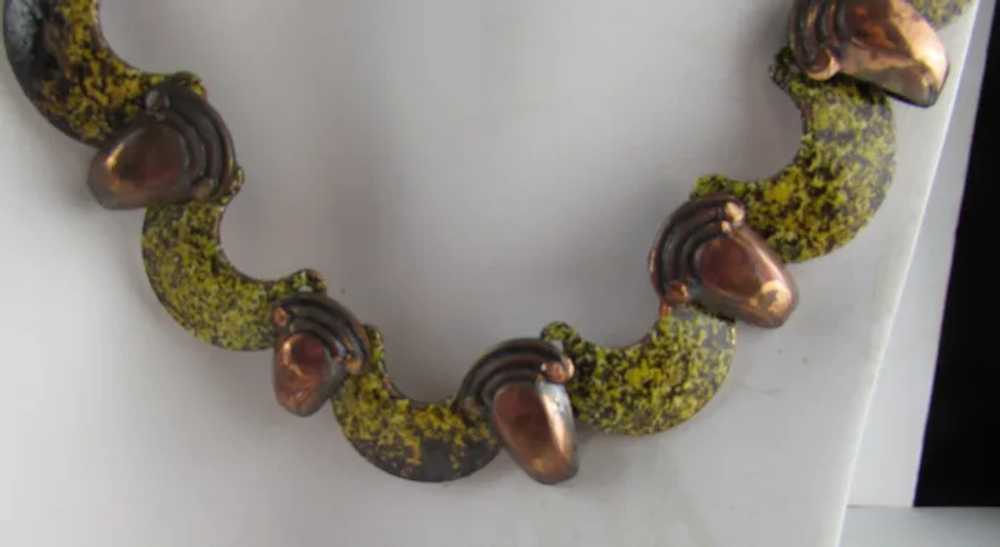 Vintage Copper Tone Adjustable Necklace - image 5