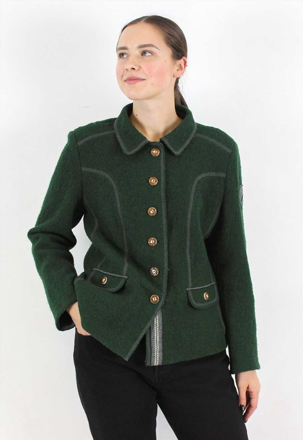 H. Moser Wool Trachten Women L EU 42 Coat Blazer … - image 1