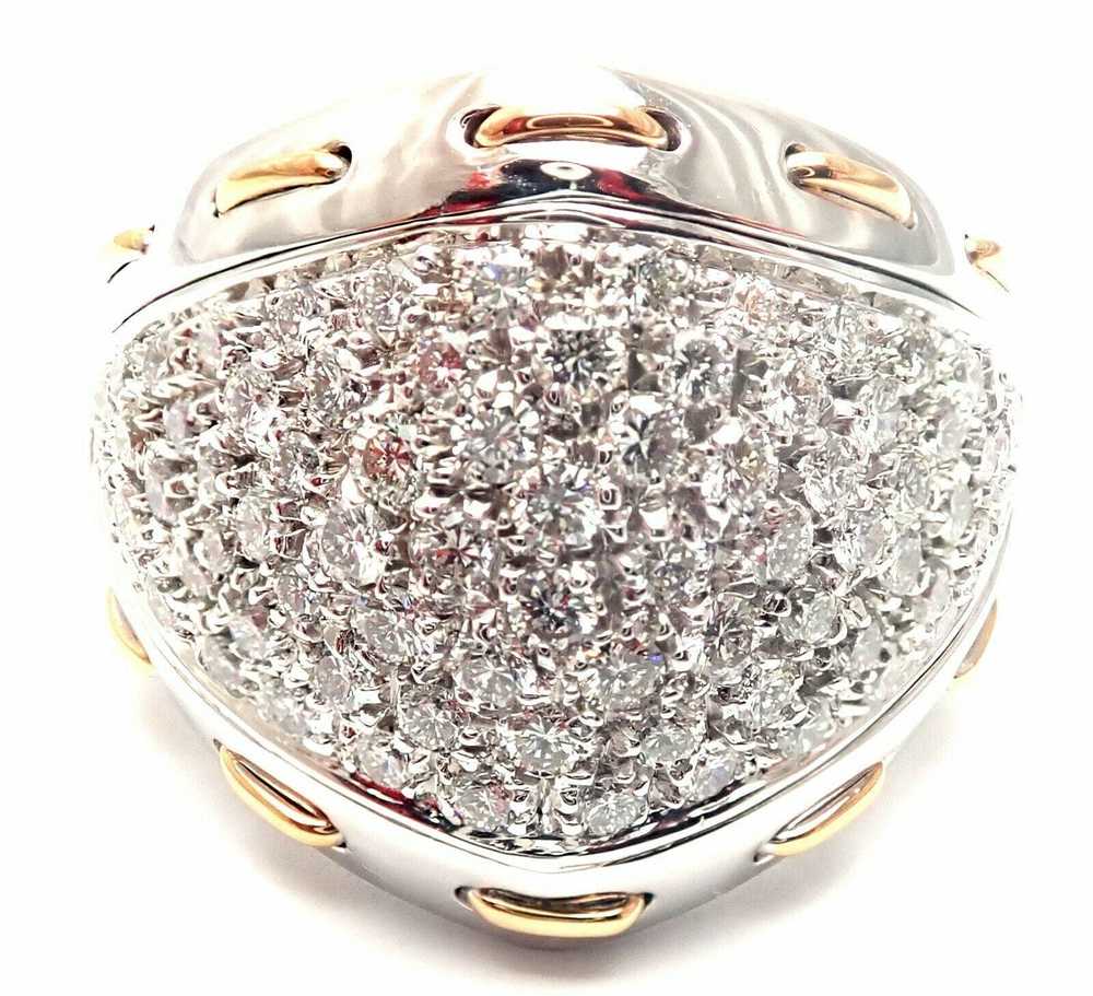 Other Damiani 18k White Gold 1.36ct Diamond Cockt… - image 2