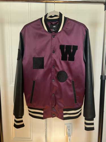 The Weeknd x H&M Varsity Satin Souvenir XO Bomber Jacket