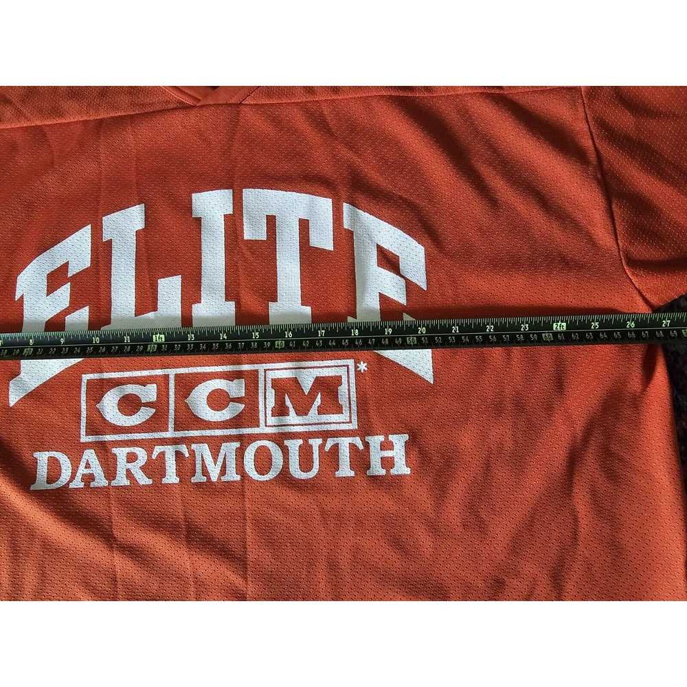 Ccm CCM Air Knit Elite Dartmouth Hockey Jersey Or… - image 5