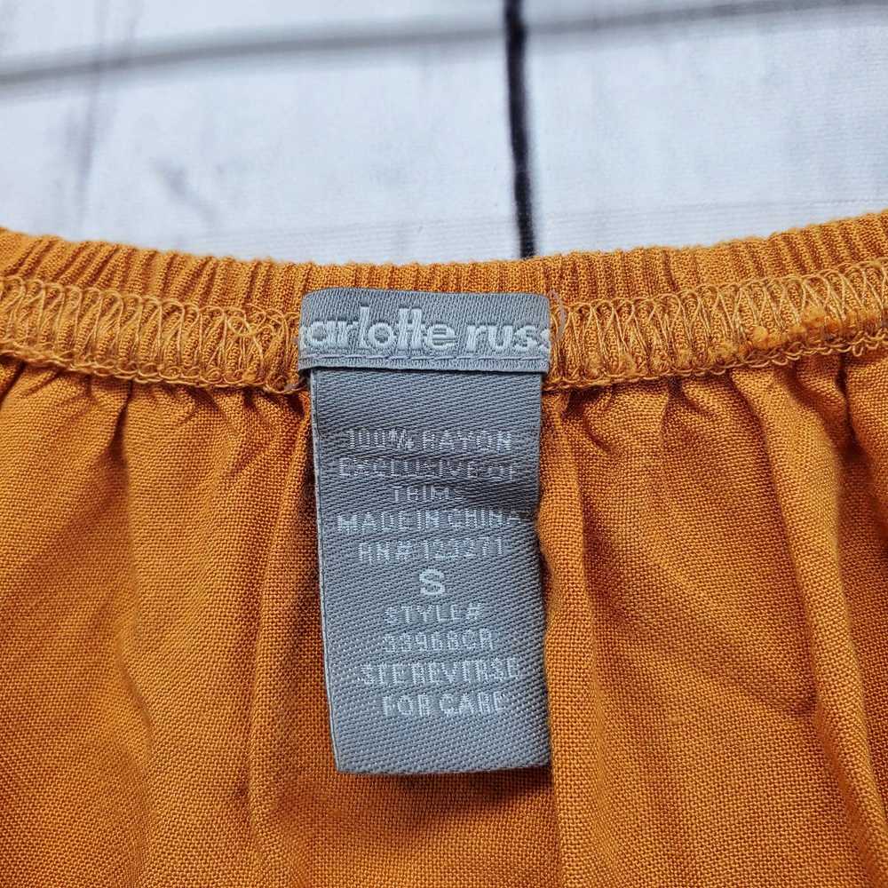 Other Charlotte Russe Dusty Orange Embroidered Of… - image 3
