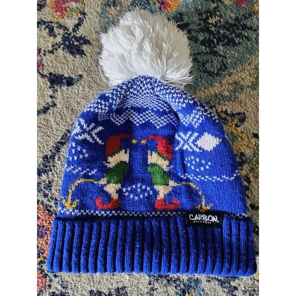 Carbon Carbon Elements Elves Peeing Beanie Pom Poof W… - Gem