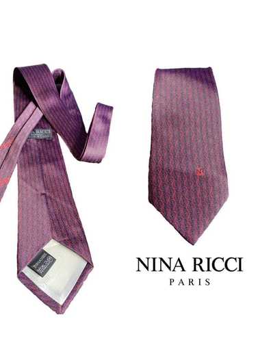 Designer NINA RICCI Men’s silk paris tie