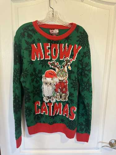 Other Party Sweater Christmas holiday Sweater Cat… - image 1