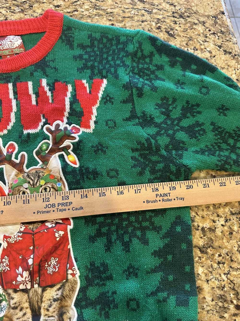 Other Party Sweater Christmas holiday Sweater Cat… - image 3