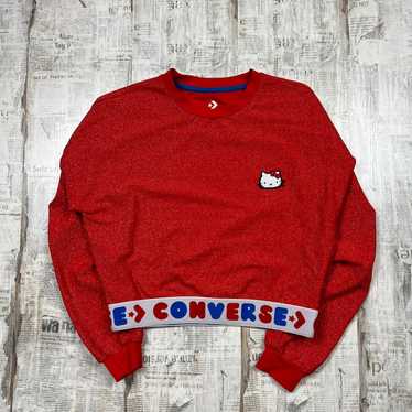 Converse x hello kitty outlet red long sleeve t-shirt