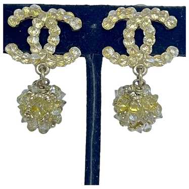 chanel earrings blue