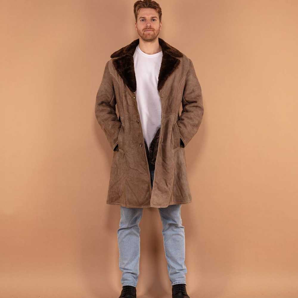 Retro Jacket × Sheepskin Coat × Vintage Vintage 7… - image 1