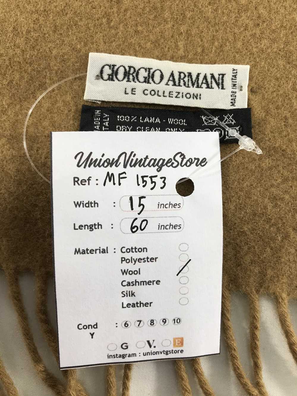 Giorgio Armani × Vintage Giorgio Armani Scarf / M… - image 5