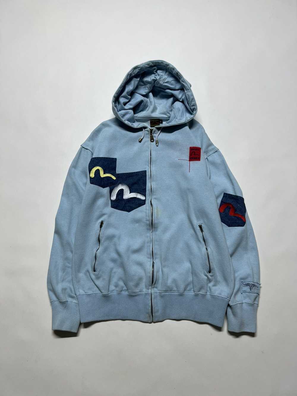 Evisu × Streetwear × Vintage Vintage Y2k Evisu Cr… - image 2