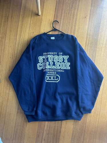Stussy Blue Stussy Collegiate Sweatshirt - image 1