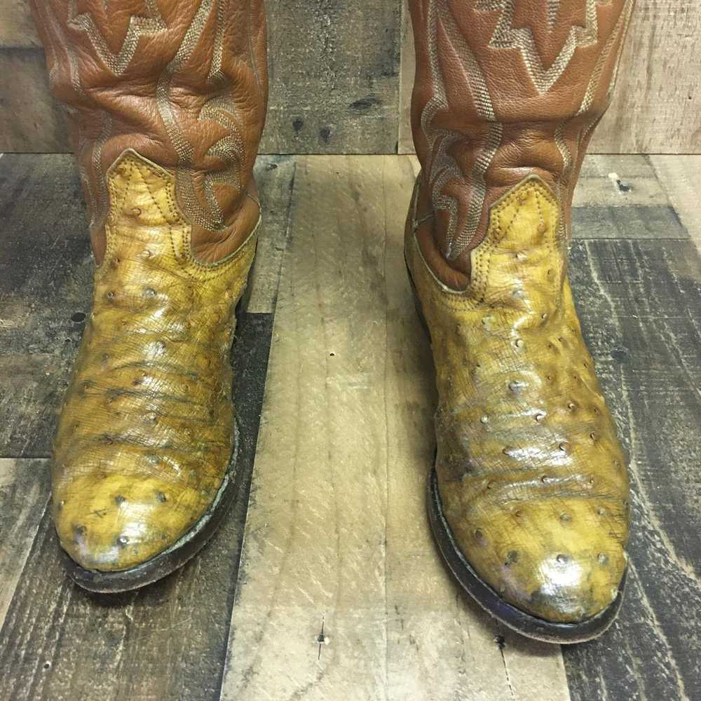 Nocona Boots Nocona Vintage Full Quill Ostrich Co… - image 12