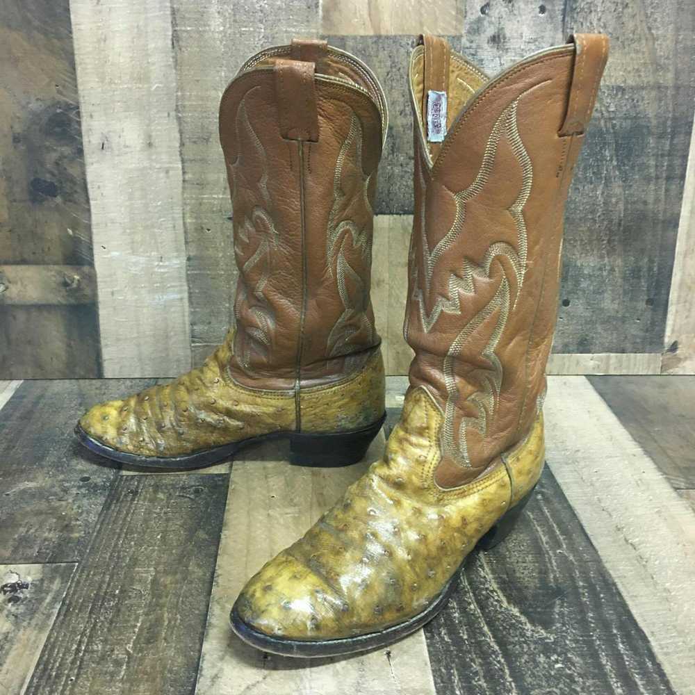 Nocona Boots Nocona Vintage Full Quill Ostrich Co… - image 1