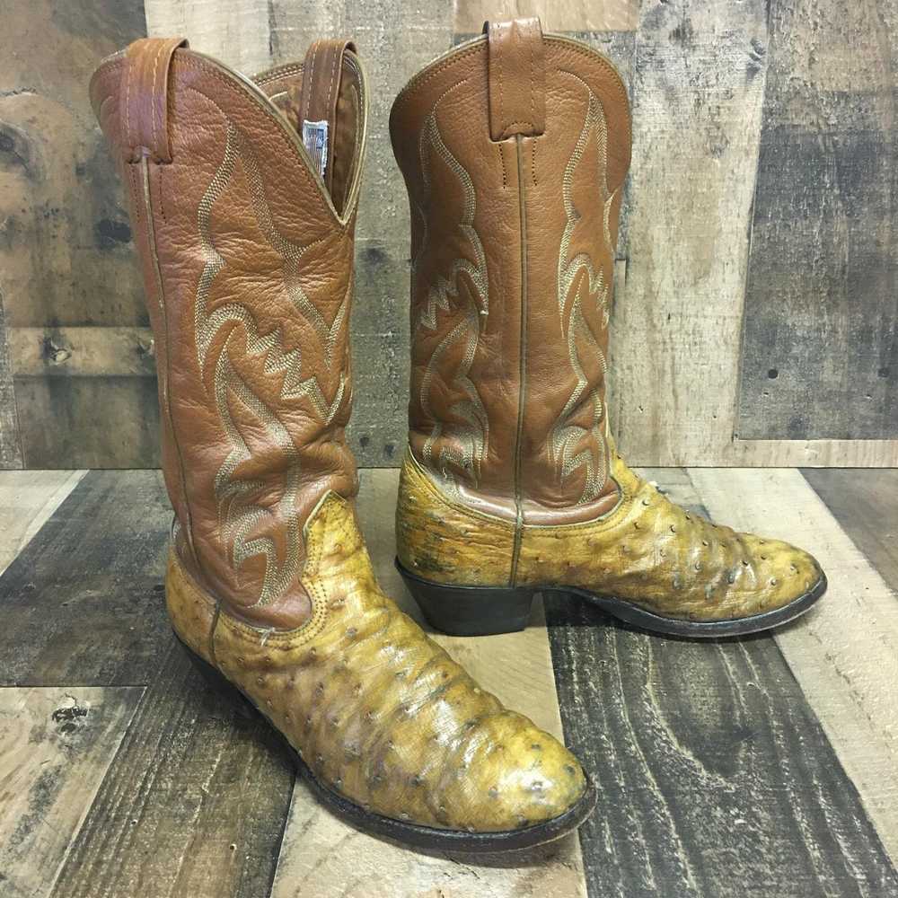 Nocona Boots Nocona Vintage Full Quill Ostrich Co… - image 3