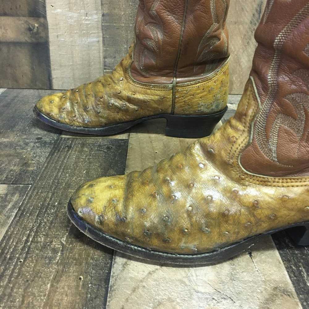 Nocona Boots Nocona Vintage Full Quill Ostrich Co… - image 5