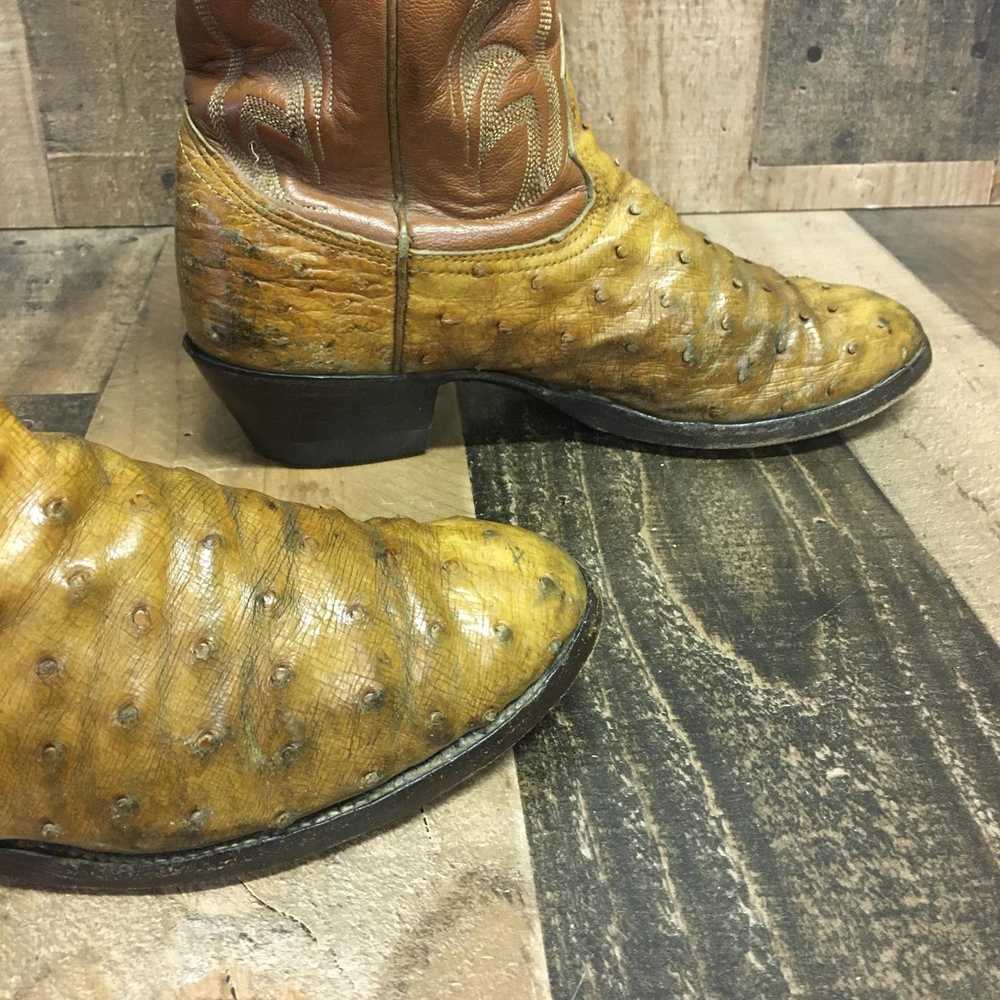 Nocona Boots Nocona Vintage Full Quill Ostrich Co… - image 9