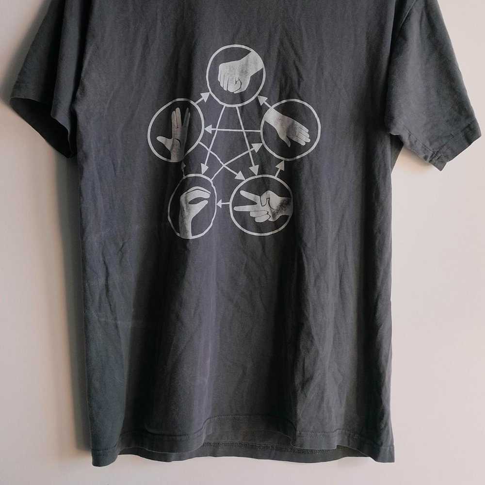 Vintage Vintage y2k T-shirt rock Paper Scissors g… - image 2