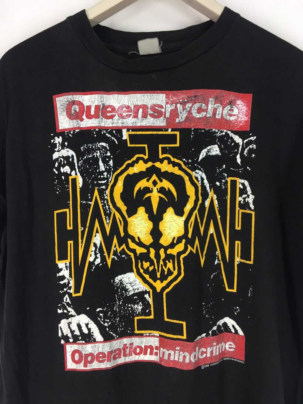 Band Tees × Vintage Vtg 80s Queensryche operation… - image 3