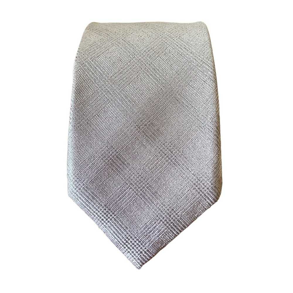 Designer SAINT FLEUR 7Folds Gray Plaids & Checks … - image 1