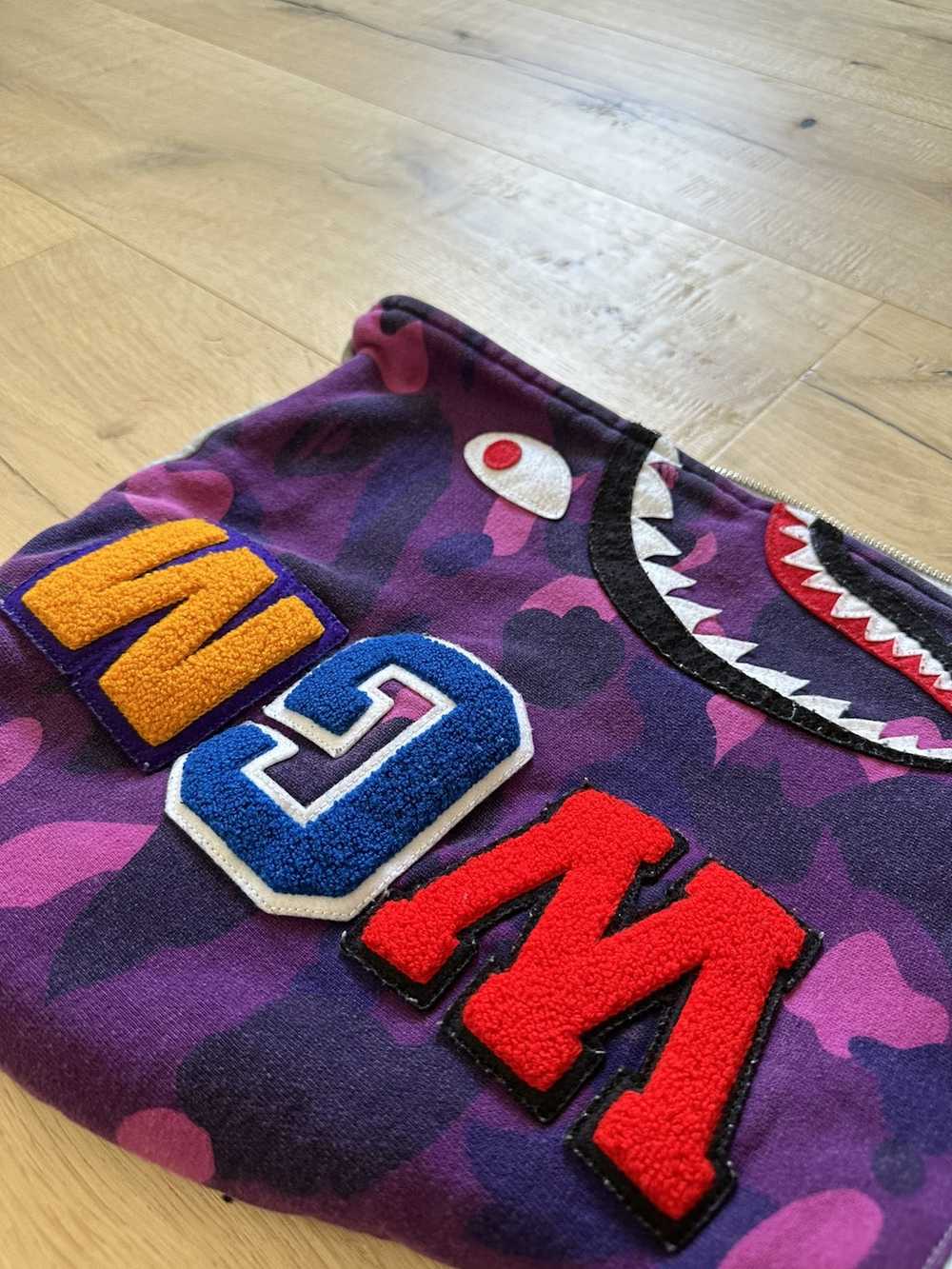 Bape Color Camo Shark Full Zip Hoodie - image 2