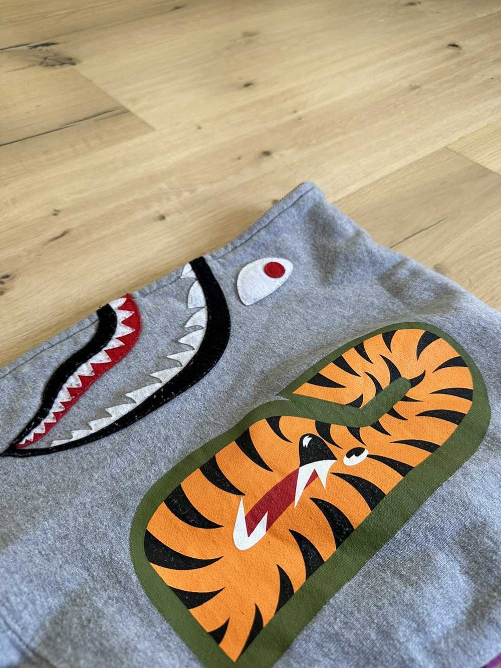 Bape Color Camo Shark Full Zip Hoodie - image 3