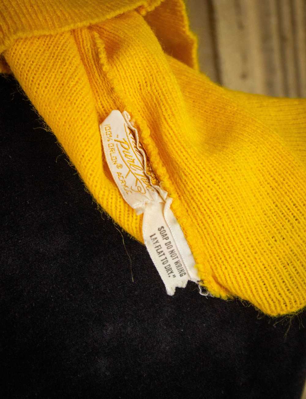 Vintage Vintage Knit One Turtleneck Sweater 70s - image 4
