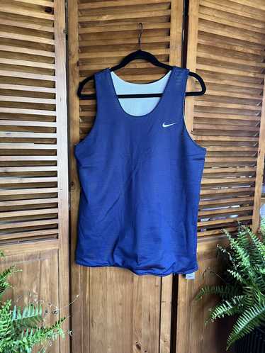 Nike × Vintage Nike white/blue tank