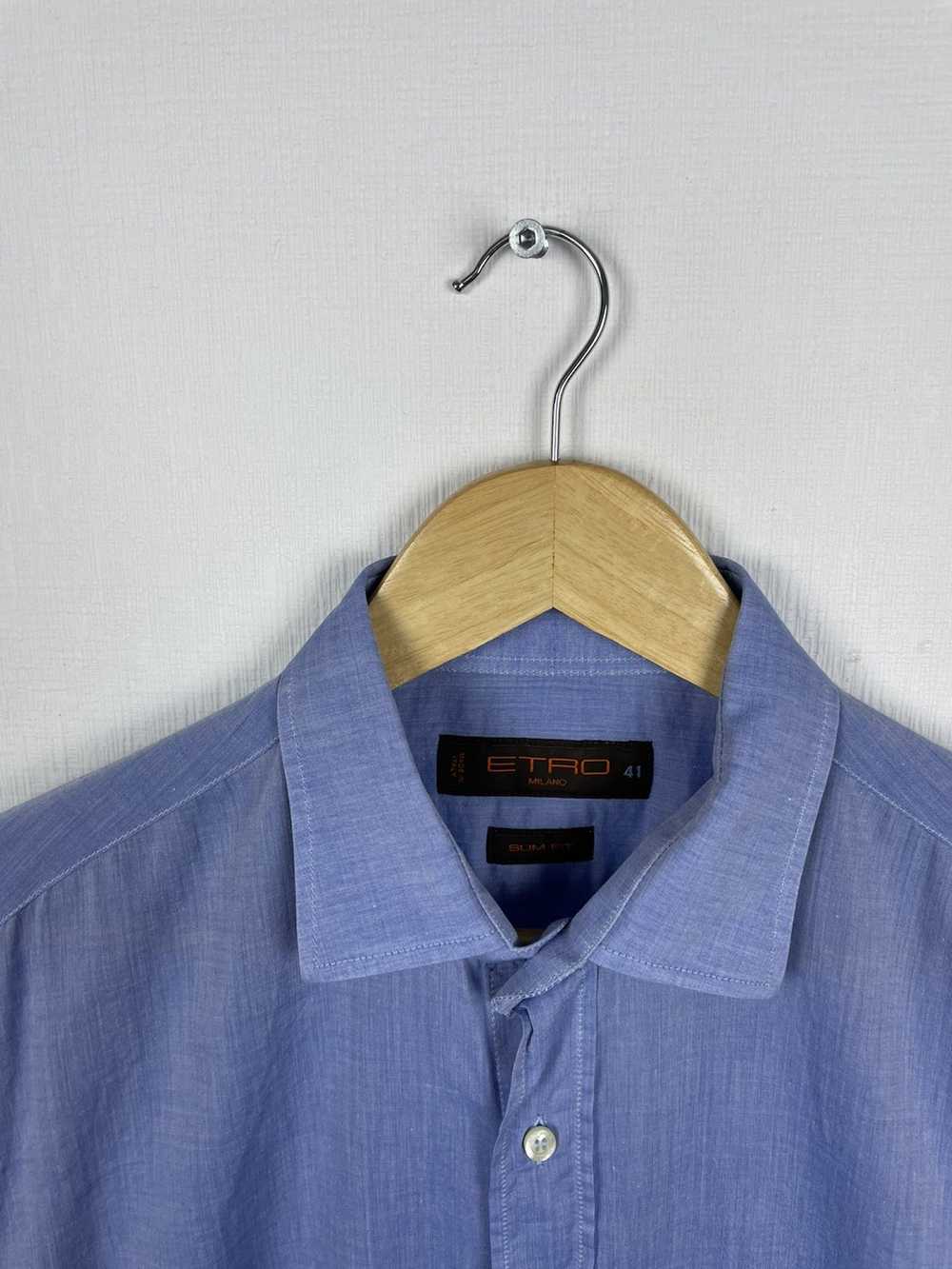 Etro Etro milano Men Shirt Button up size 41-L - image 2