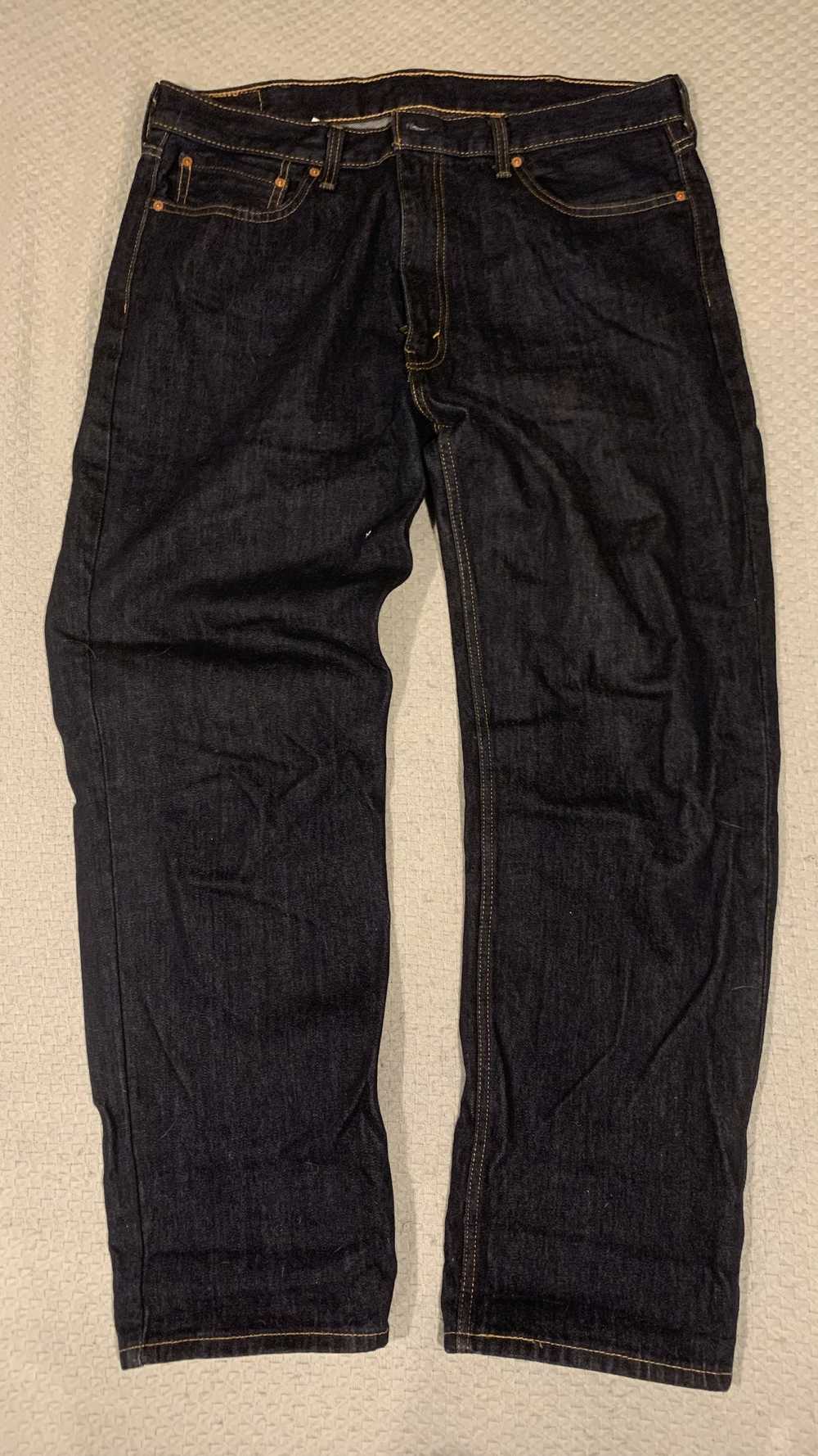 Levi's Navy Levi's 550 Relaxed Pant - image 1