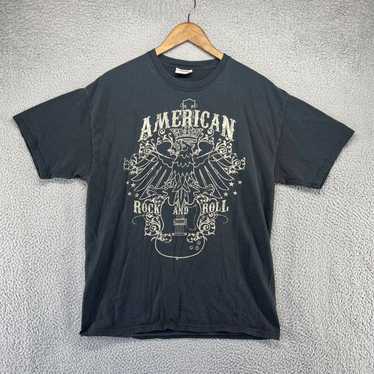 Hanes × Vintage Vintage American Rock Roll Shirt … - image 1