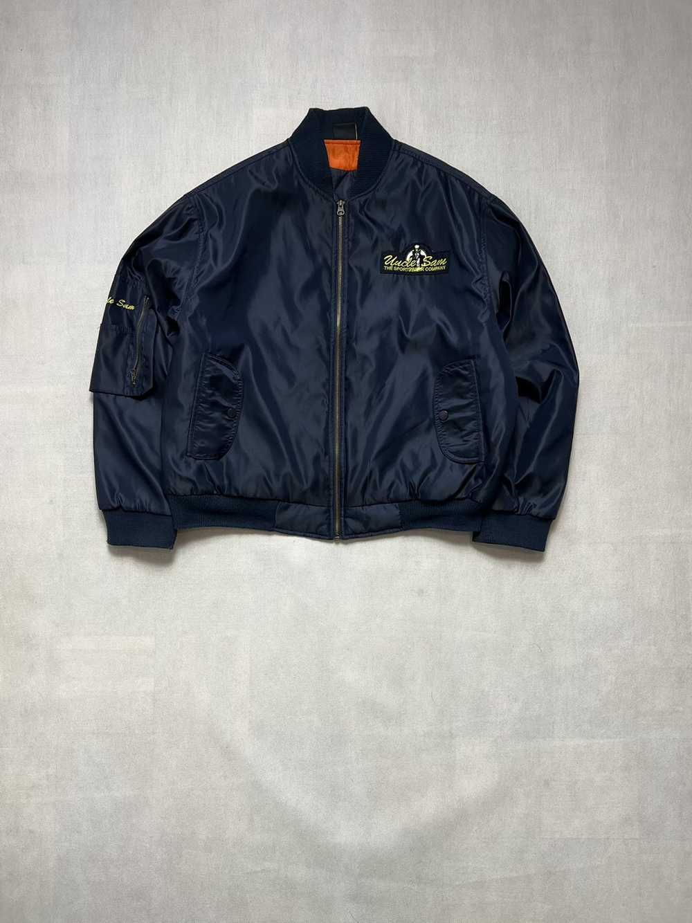 Ma 1 × Vintage Jacket Champion multi logo lampas … - image 1