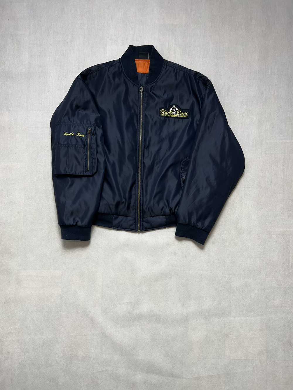 Ma 1 × Vintage Jacket Champion multi logo lampas … - image 2