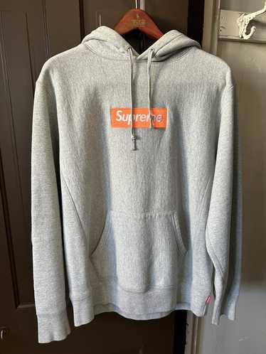 Gray 】19aw Box Logo Hooded Sweatshirtパーカー 人気デザイン - 2MHQ