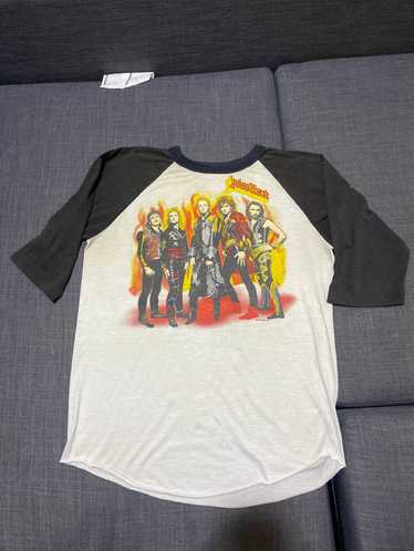 Judas Priest × Tour Tee × Vintage Vintage 80's Ju… - image 1