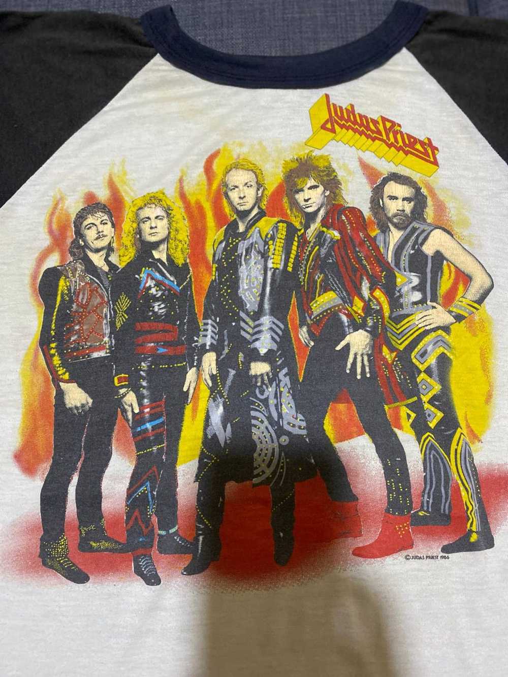 Judas Priest × Tour Tee × Vintage Vintage 80's Ju… - image 3